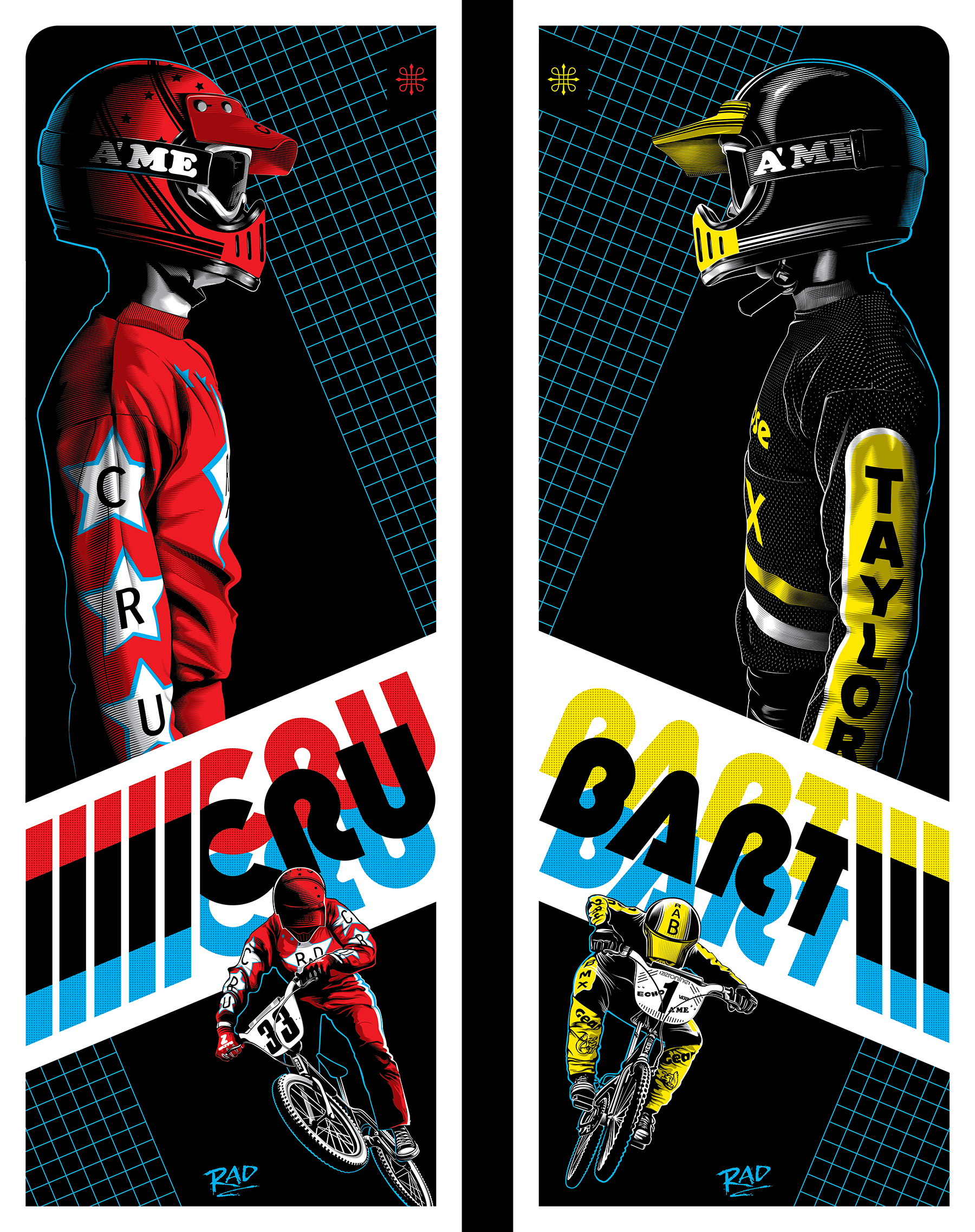 Cru Jones Vs. Bart Taylor Variant Print Set